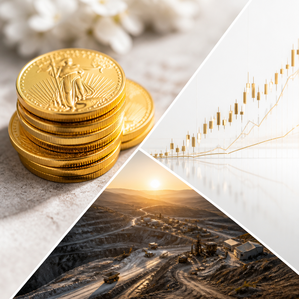 Illustration 1 – Gold-Investment: Dein Weg zu finanzieller Ruhe? Eine tiefgreifende Analyse.