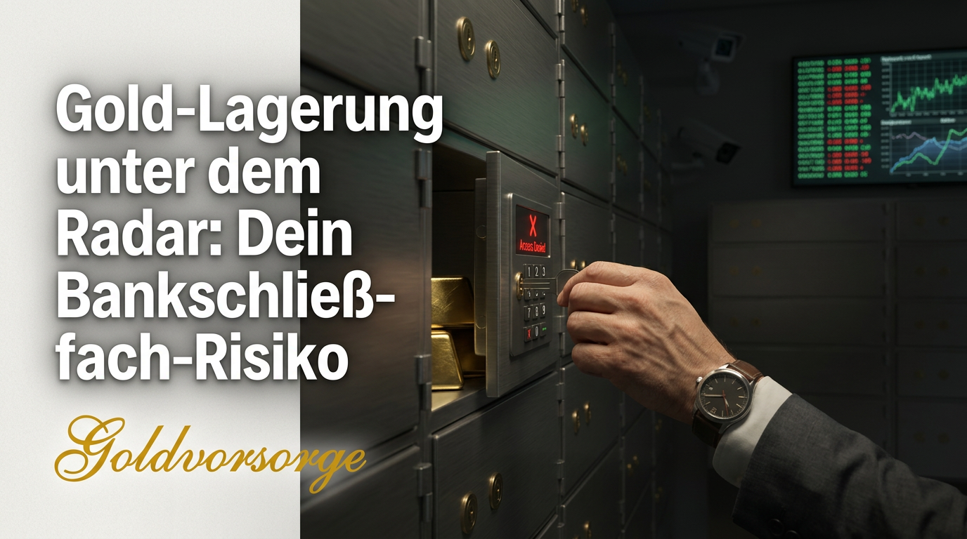 Gold sicher lagern: Warum das Bankschließfach riskant ist gold lagerung bankschliessfach risiko