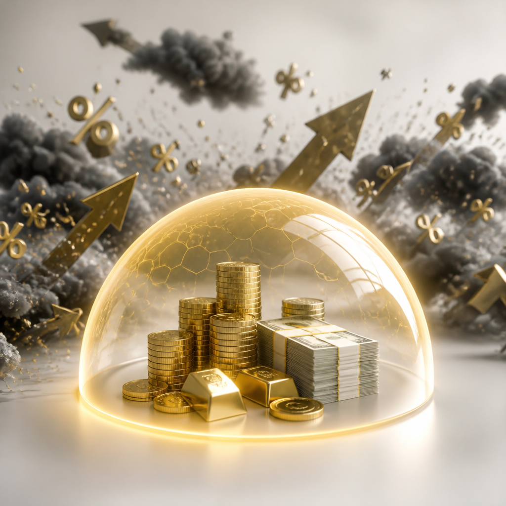 Illustration 1 – Gold vs. Inflation: Dein Schutzschild für die Zukunft