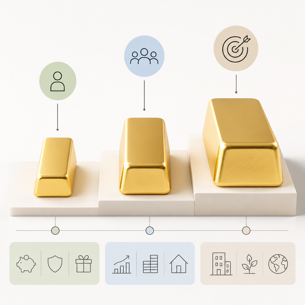 Illustration 3 – Goldbarren-Gewicht: Die Wahrheit hinter dem Mythos und dein Investment