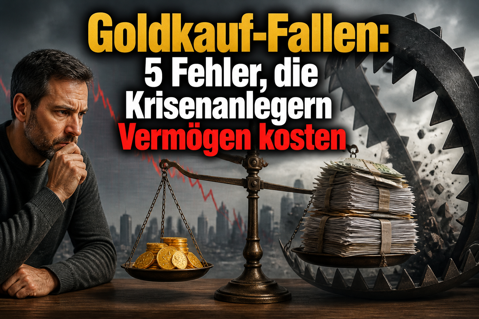 goldkauf fehler krisenanleger vermoegen kosten