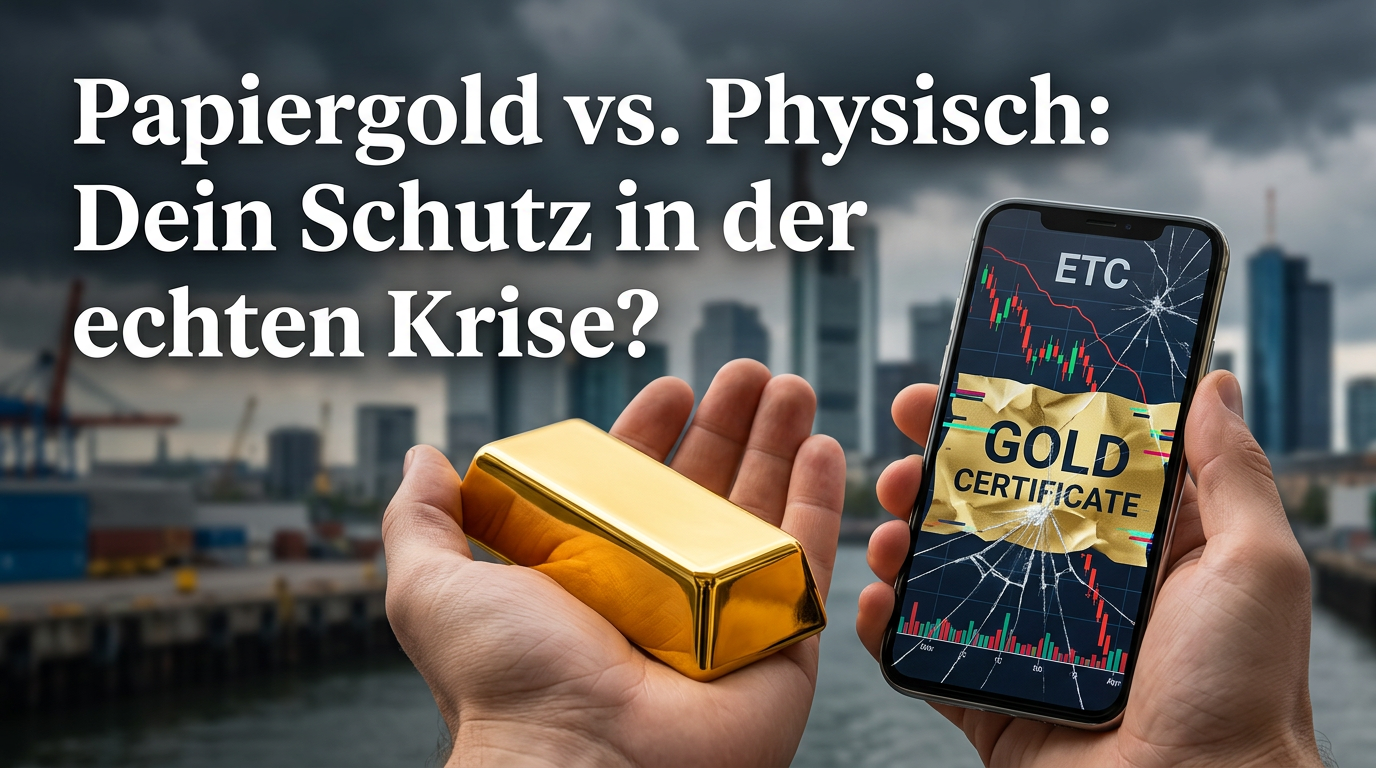 papiergold vs physisch gold krise risiko